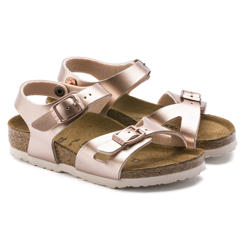 Birkenstock Rio Kids Birko-Flor Electric Metallic Copper